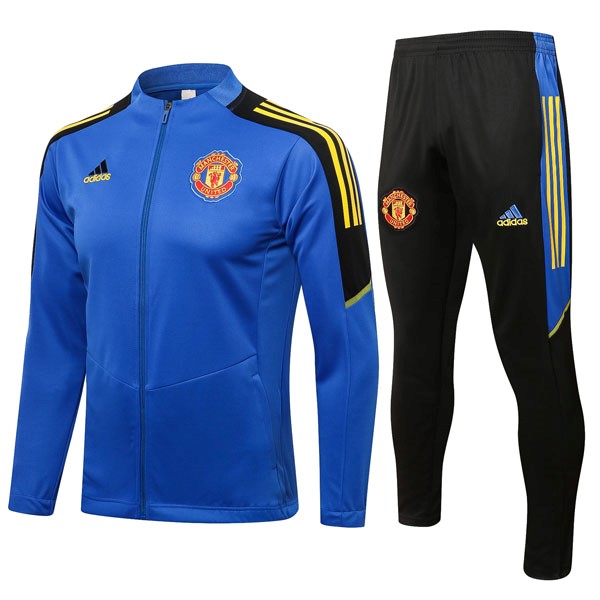 Giacca Manchester United 2022 Blu Nero